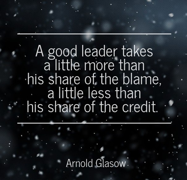 A good leader takes a little more Design 