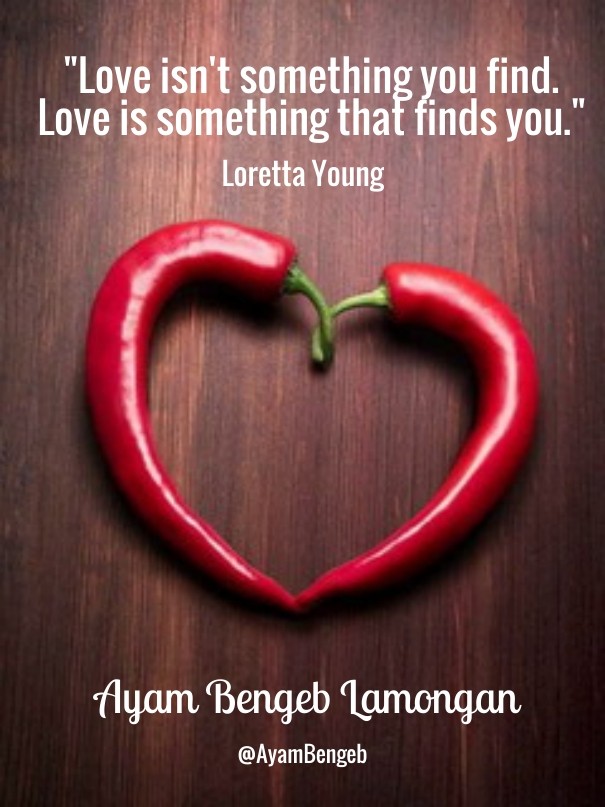 &quot;love isn't something you find. Design 