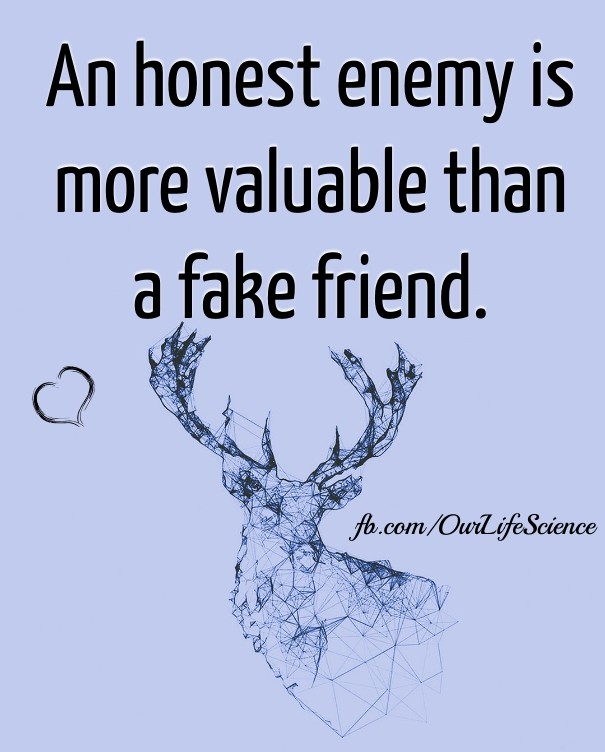 An honest enemy is more valuable Design 