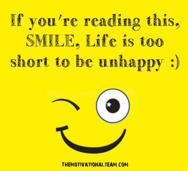 If you're reading this, smile, life Design 
