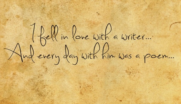 I fell in love with a writer...and Design 