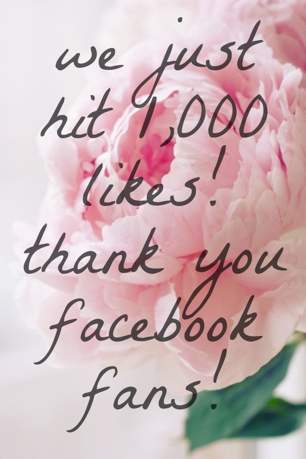 Great we just hit 1,000 likes! thank Design 