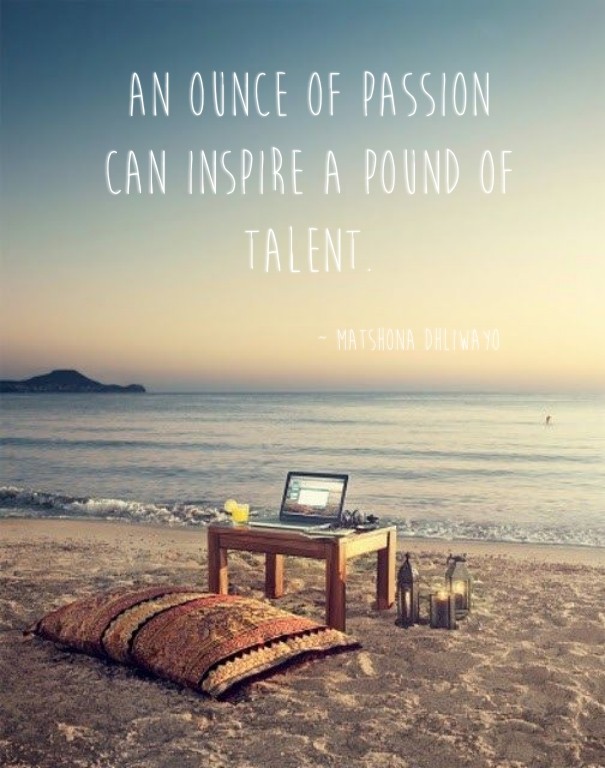 An ounce of passion can inspire a Design 