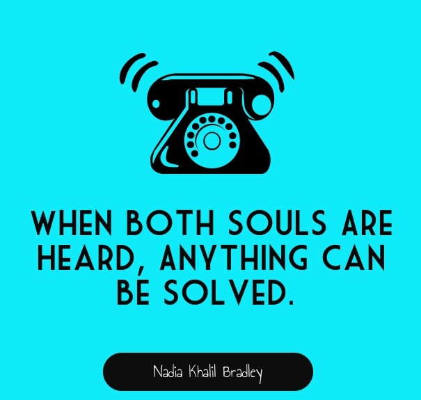 When both souls are heard, anything Design 