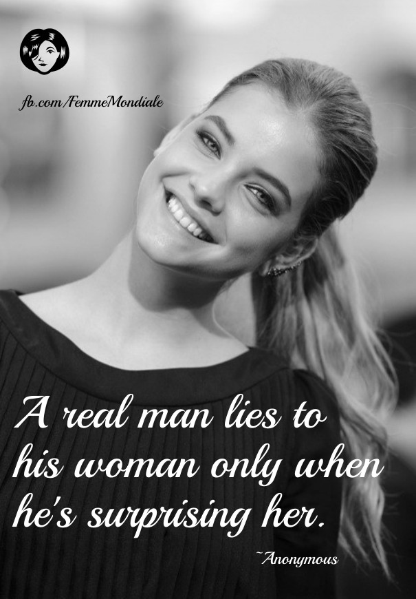 A real man lies to his woman only Design 