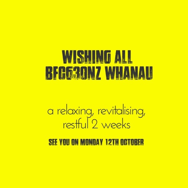 Wishing all #bfc630nz whanau a Design 
