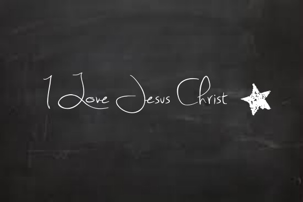 I love jesus christ Design 
