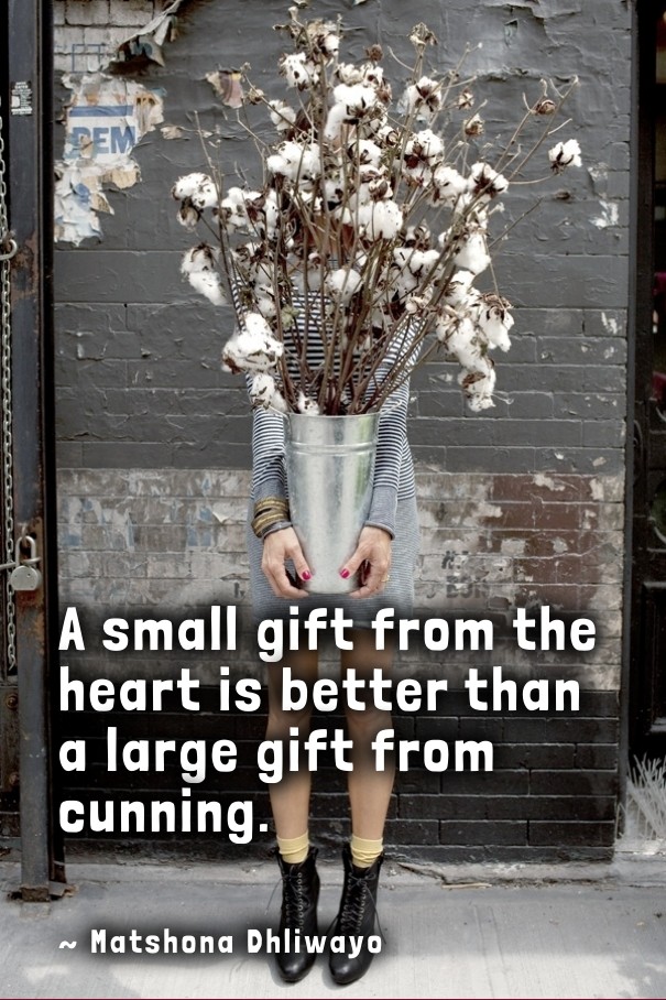 A saa small gift from the heart is Design 
