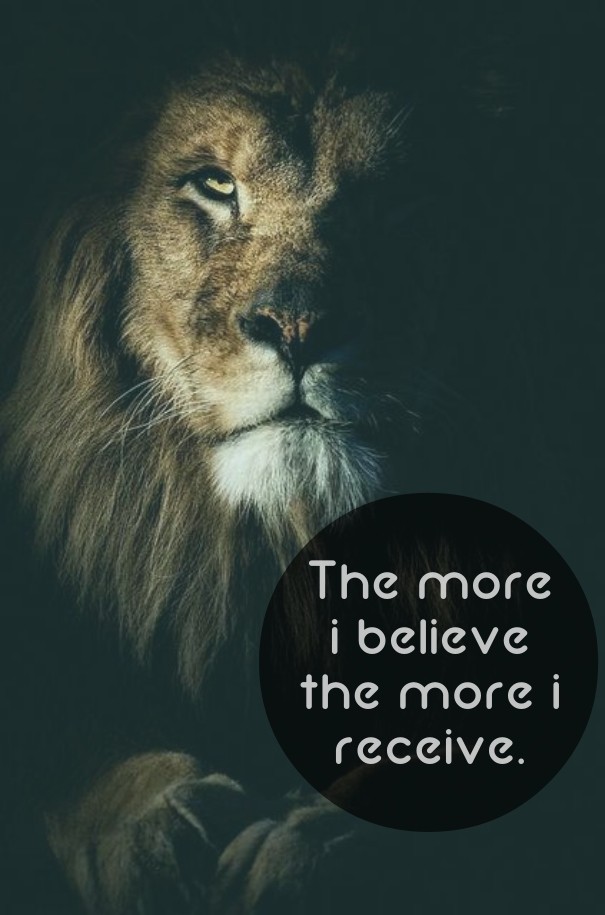 The more i believe the more i Design 