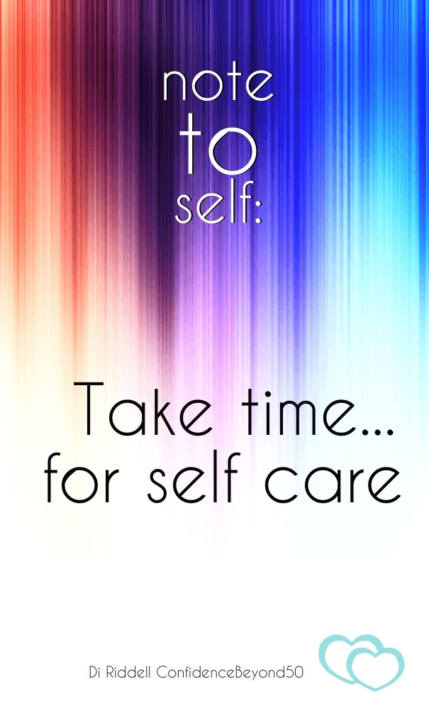 Note toself: take time... for self Design 