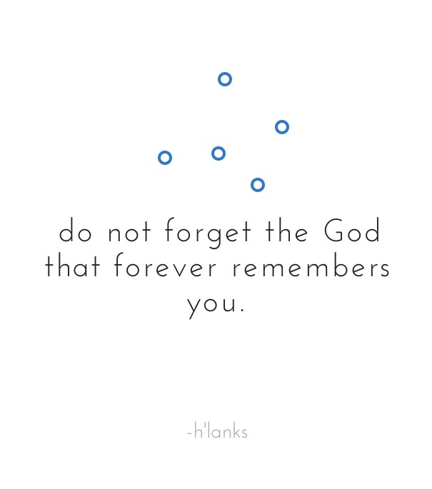 Do not forget the god that forever Design 