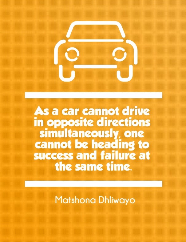 As a car cannot drive in opposite Design 
