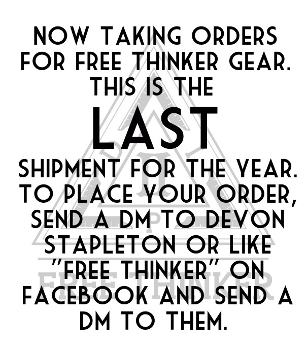Now taking orders for free thinker Design 