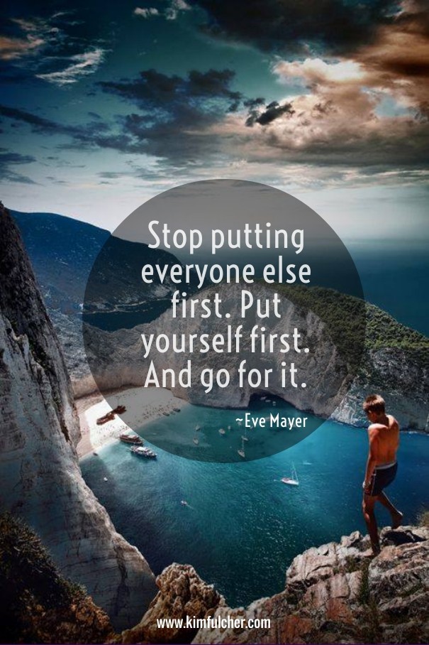 Stop putting everyone else first. Design 