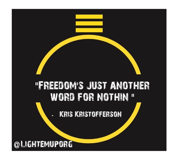 &quot;freedom's just another word Design 