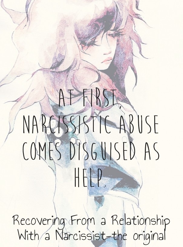 At first, narcissistic abuse comes Design 