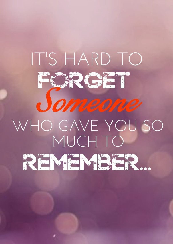 It's hard to forget someone who gave Design 