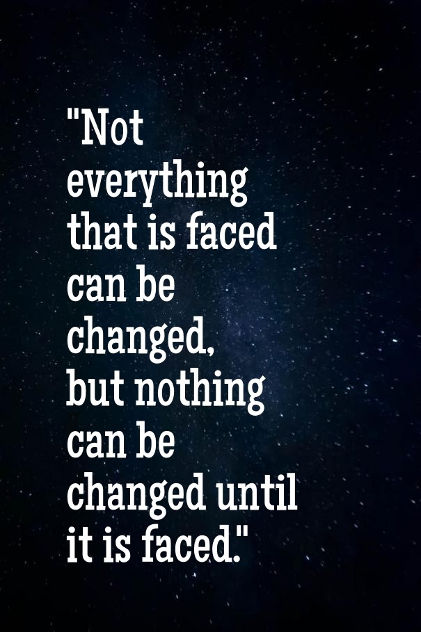 &quot;not everything that is faced Design 