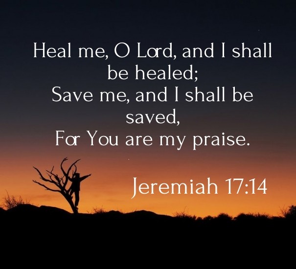 Heal me, o lord, and i shall be Design 