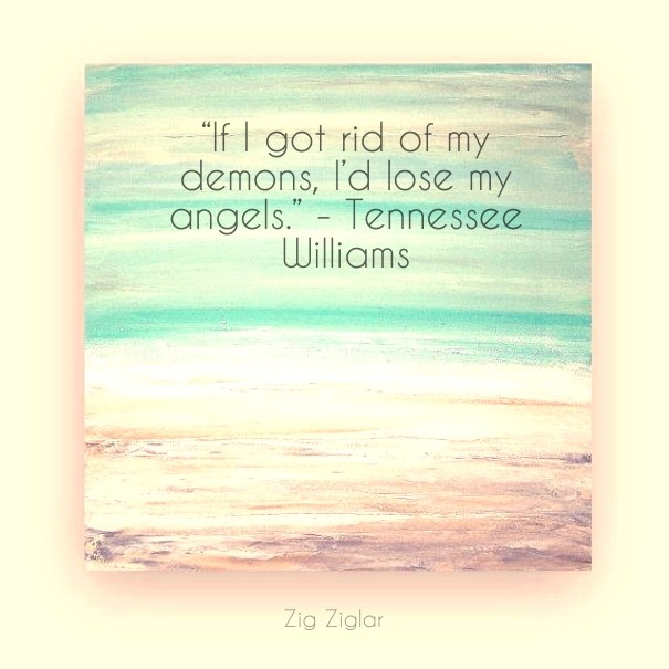 &ldquo;if i got rid of my demons, Design 
