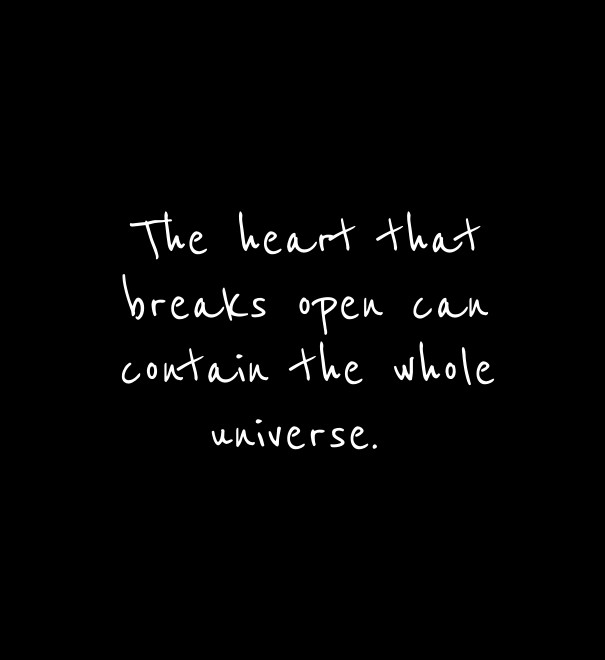 The heart that breaks open can Design 