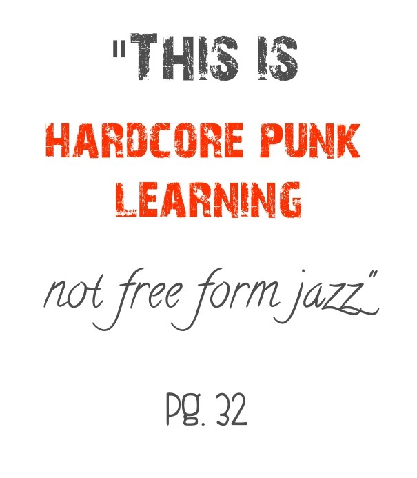 &quot;this is hardcore punk learning Design 