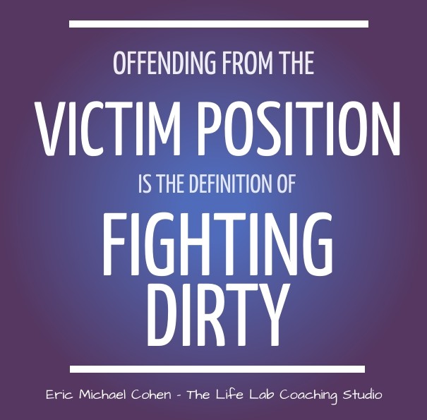 Offending from the victim position Design 