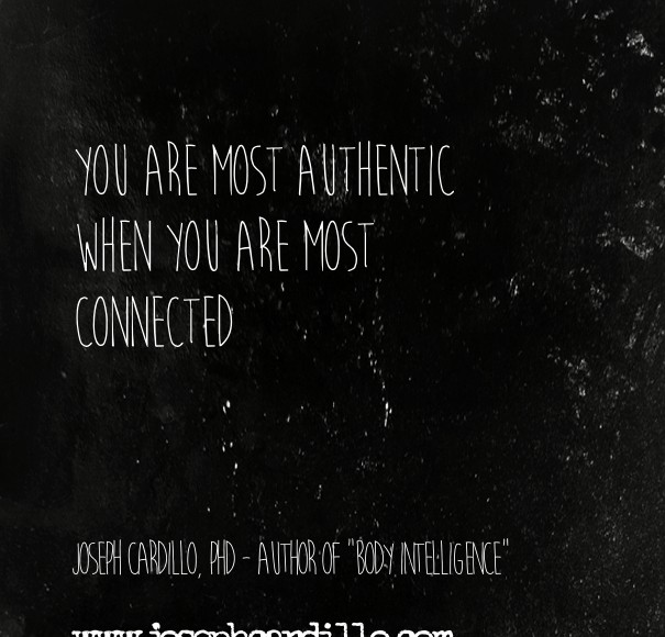 You are most authentic when you are Design 