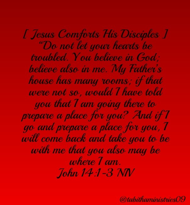 [ jesus comforts his disciples ] Design 