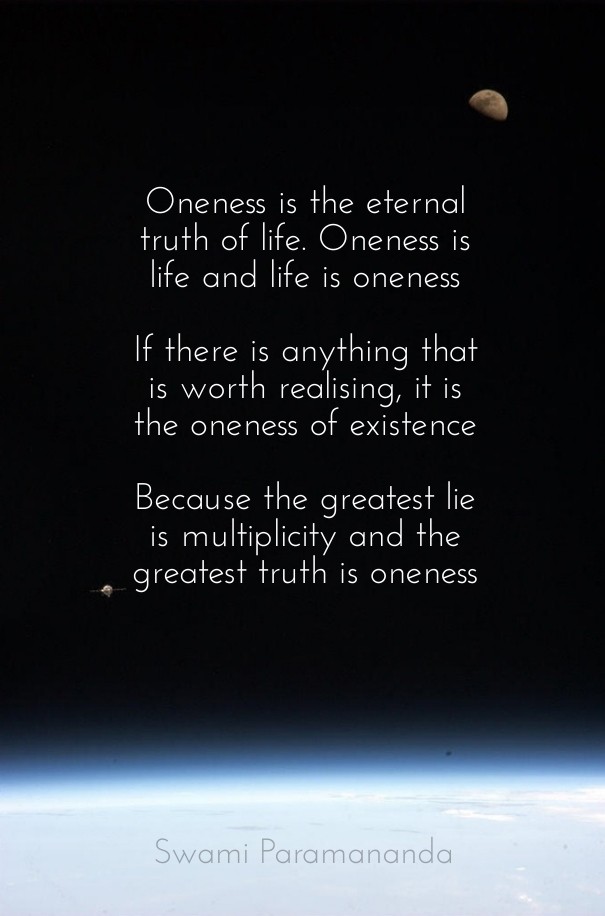 Oneness is the eternal truth of Design 