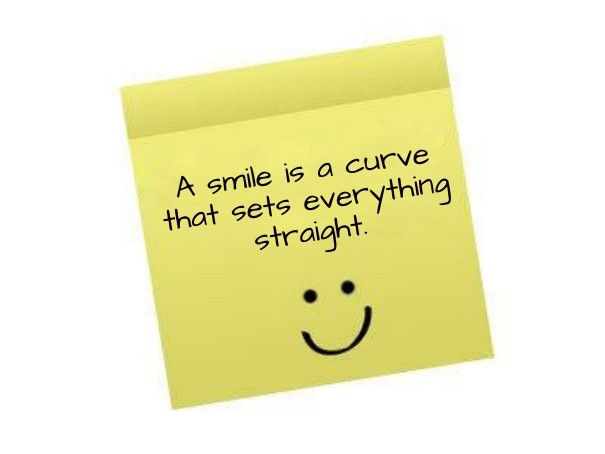 A smile is a curve that sets Design 