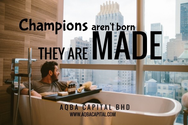 Champions aren't born they are made Design 