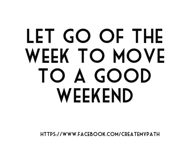 Let go of the week to move to a good Design 