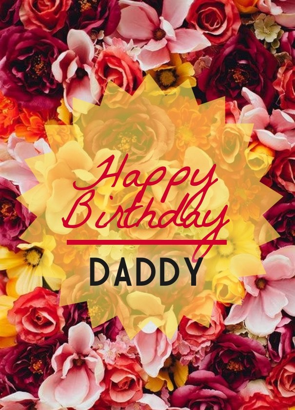 Happy birthday daddy Design 