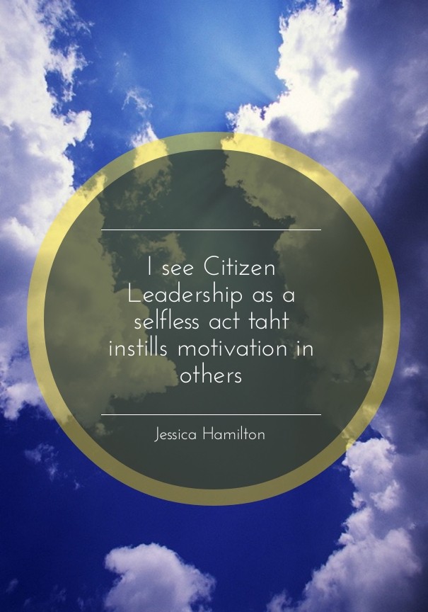 I see citizen leadership as a Design 