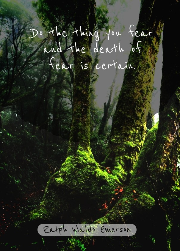 Do the thing you fear and the death Design 