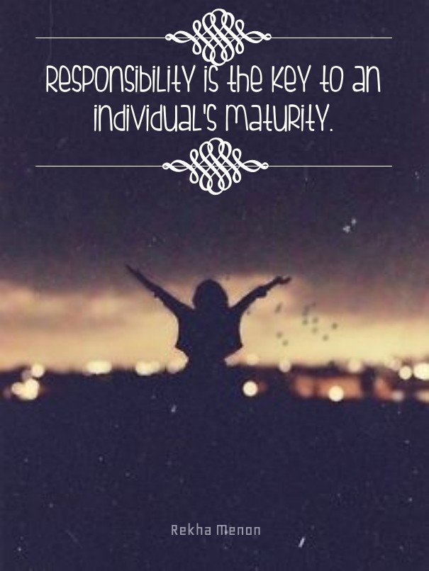 Responsibility is the key to an Design 