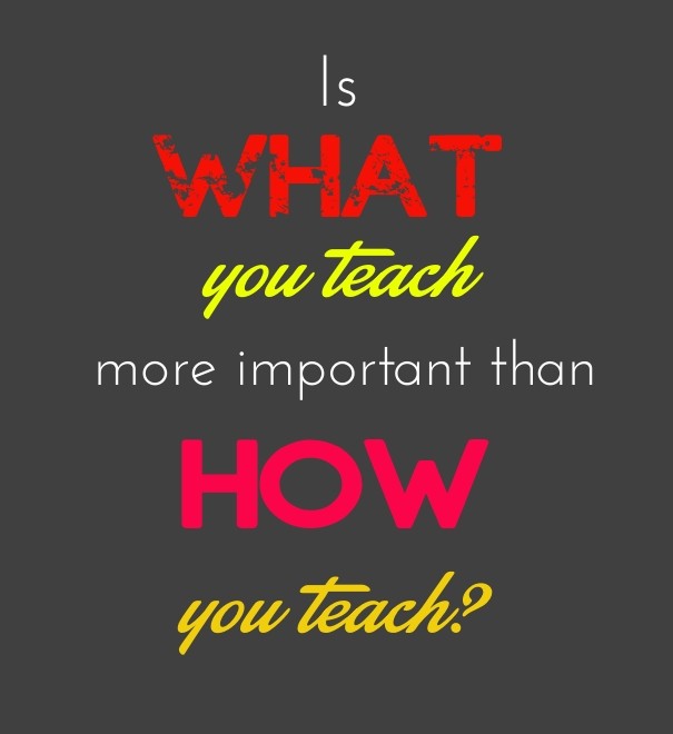 Is what you teach more important Design 