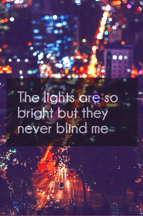 The lights are so bright but they Design 