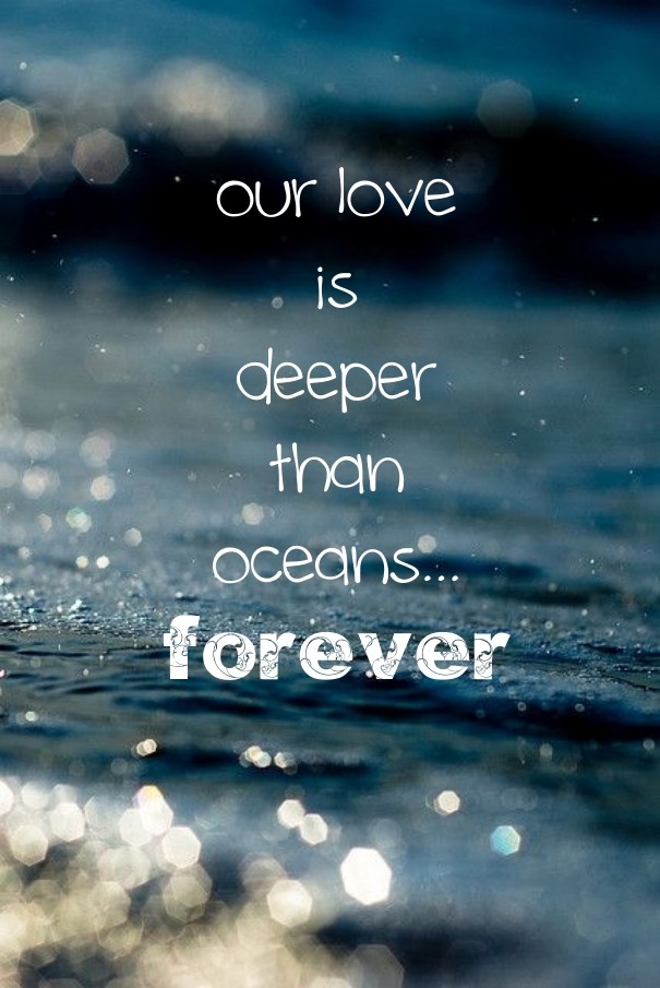 Our love is deeperthan Design 