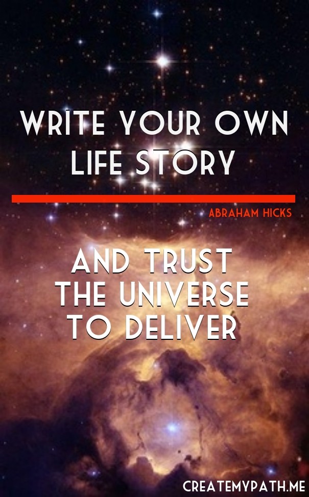 Write your own life story and trust Design 