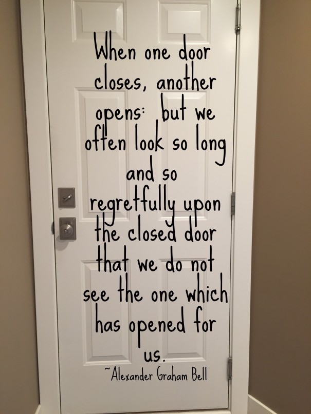 When one door closes Design 