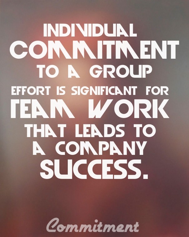 Individual commitment to a group Design 