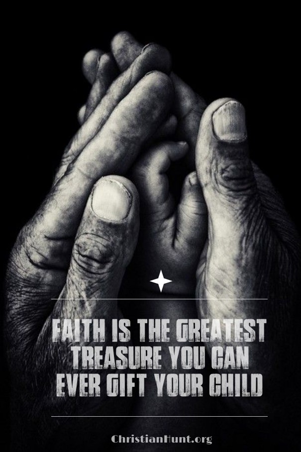 Faith is the greatest treasure you Design 