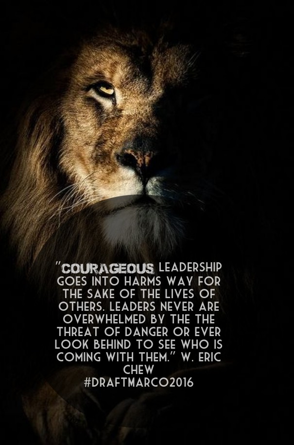 &quot;courageous leadership goes Design 