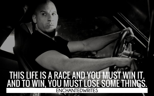 This life is a race and you must win Design 