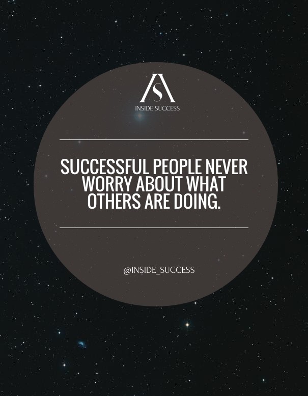 Successful people never worry about Design 