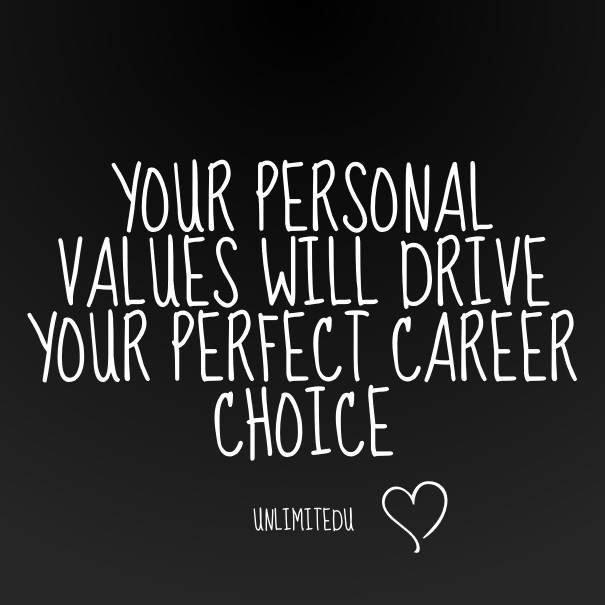 Your personal values will drive your Design 