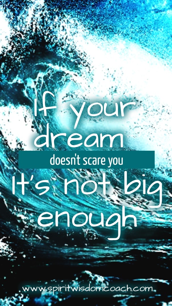 If your dream doesn't scare you it's Design 