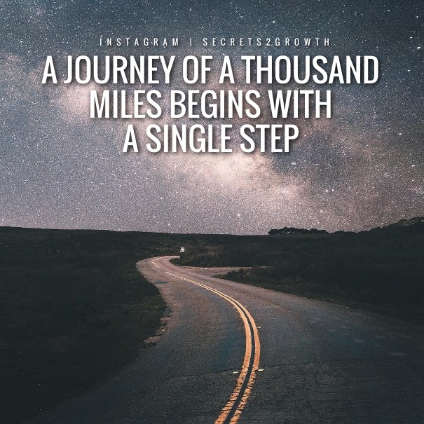 A journey of a thousand miles begins Design 